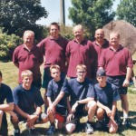 Jugend- und Erwachsenenmannschaft zum Sommerbiathlon bei den Almenrauschschützen Velden
